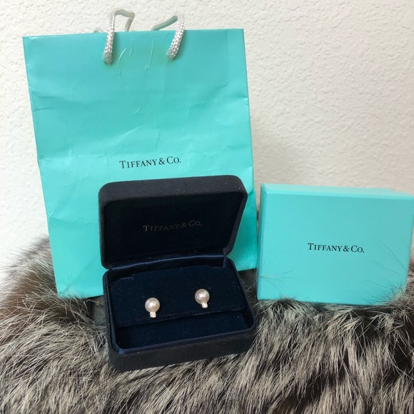 Tiffany & Co. Jewelry - Tiffany & Co. | Pearl Diamond Earrings PRICE DROP!